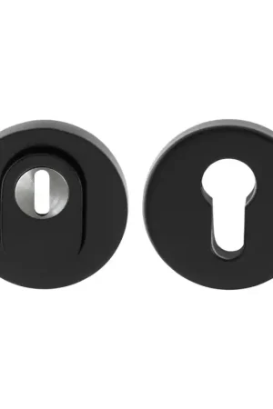 Alleen Vandaag GPF9392.64 veiligheidssetrozet smeedijzer zwart rond 54 mm SKG***