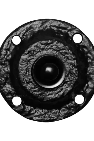 Klassieke deurbel KP0751 rond 58 mm smeedijzer zwart Seizoensaanbieding