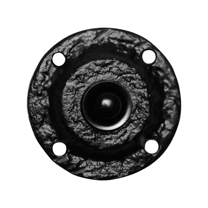 Klassieke deurbel KP0751 rond 58 mm smeedijzer zwart Seizoensaanbieding