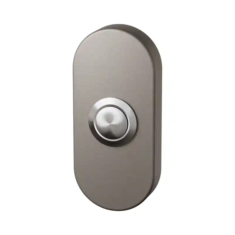 Dagaanbieding Deurbel GPF9827.A3.1104 Mocca blend ovaal 70x32x10 mm