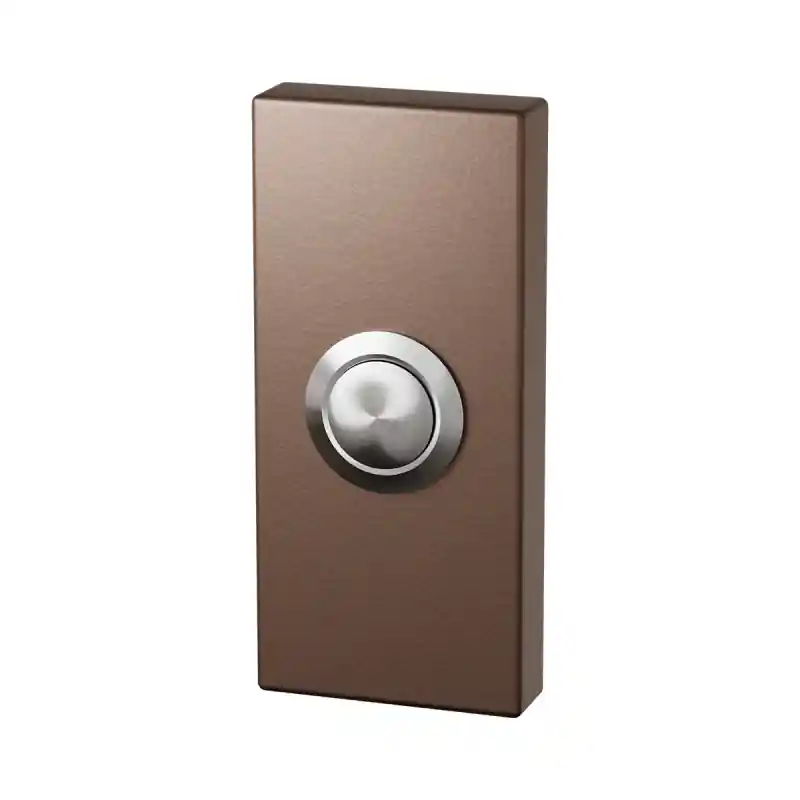 Deurbel GPF9827.A2.1101 Bronze blend rechthoekig 70x32x10 mm Weekendaanbieding