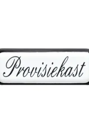 Deurbordje emaille ‘Provisiekast‘ model oor Lage Prijs