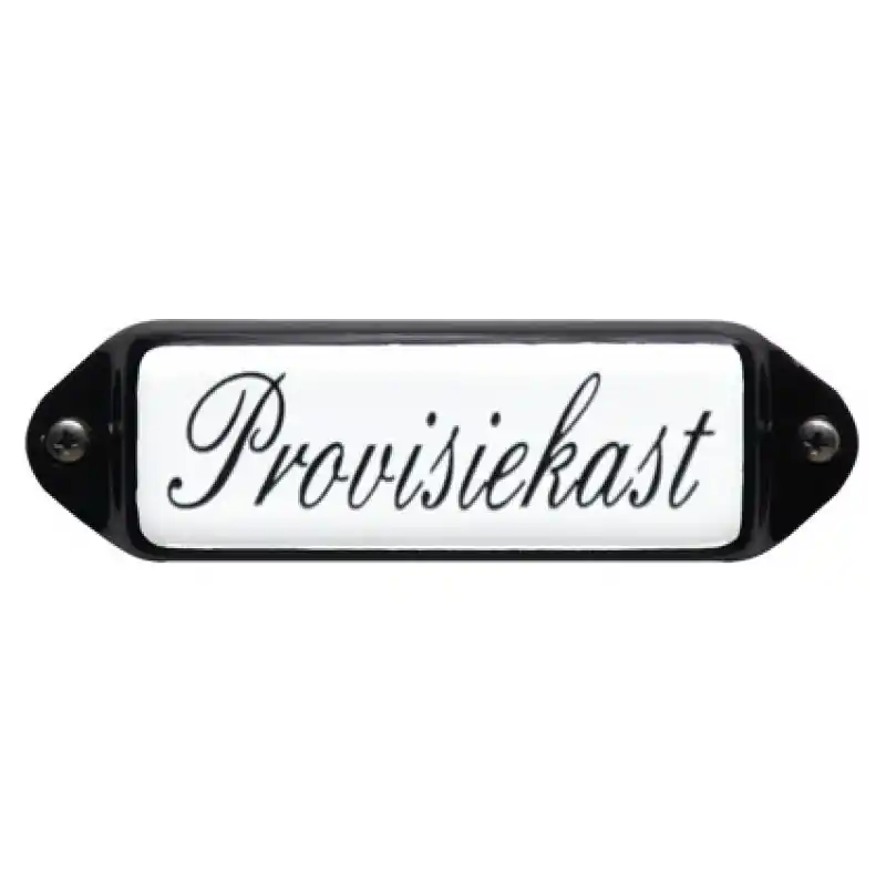 Deurbordje emaille ‘Provisiekast‘ model oor Lage Prijs
