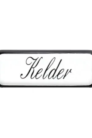 Deurbordje emaille ‘Kelder‘ model oor Bestseller