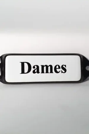 ‘Damestoilet‘ toilet bordje emaille model oor Seizoensaanbieding