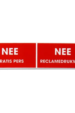 Lage Prijs BB-08 emaille brievenbusbord