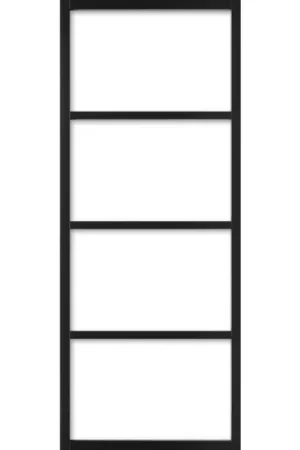 Beperkt Aanbod WK6328 schuifdeur industrieel met blank glas