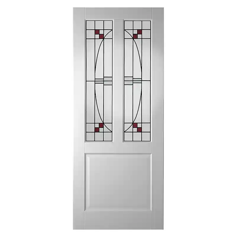 WK6552-B2-M4-O binnendeur opdek met glas in lood model 4 Lage Prijs