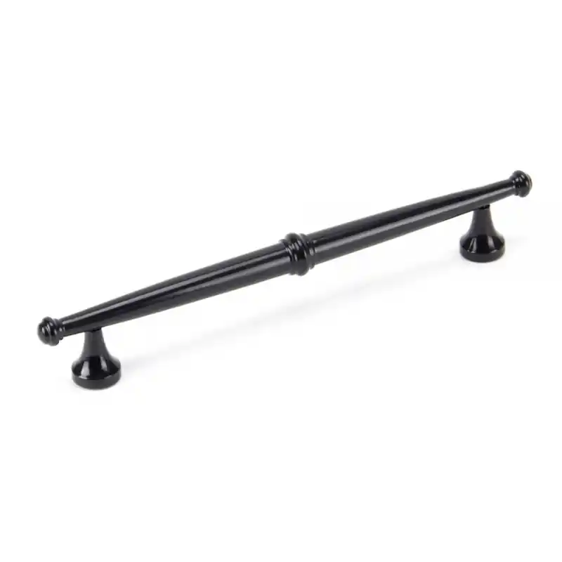 Betrouwbaar Wardlo deurgreep 191x12mm smeedijzer zwart
