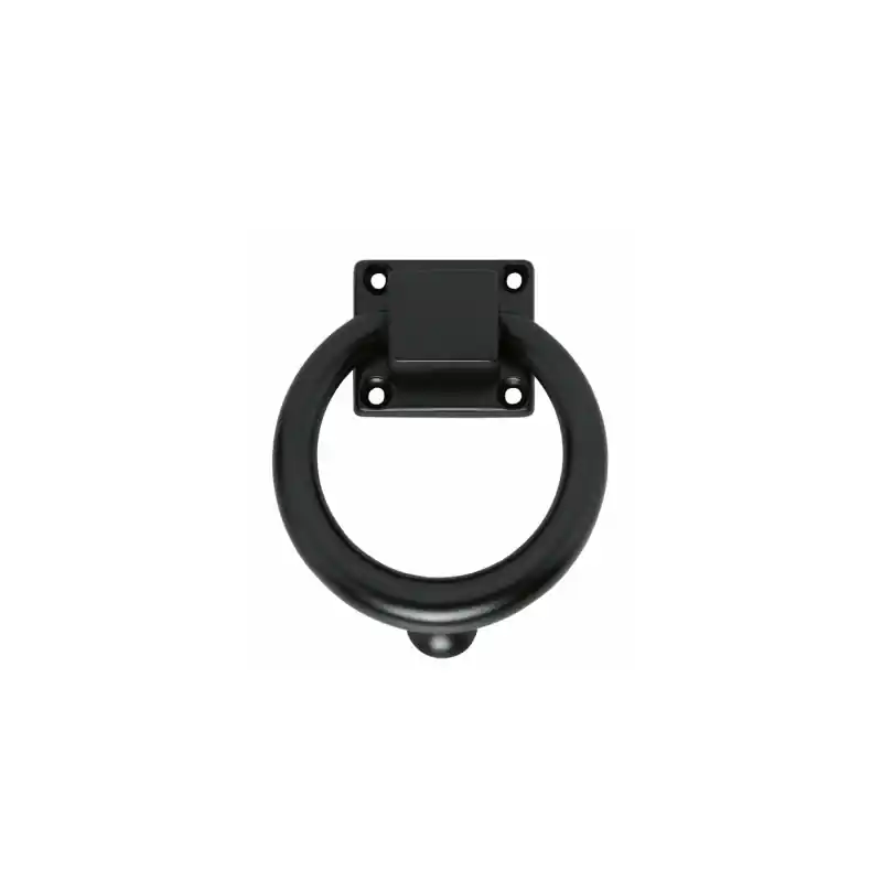 Intersteel deurklopper rond 107 mm zwart Aanbieding