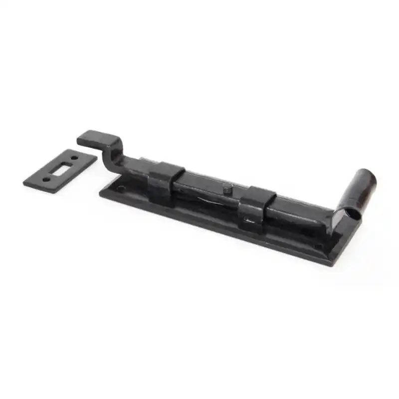 Must-Have Wardlo deurschuif gebogen 158x52mm smeedijzer zwart