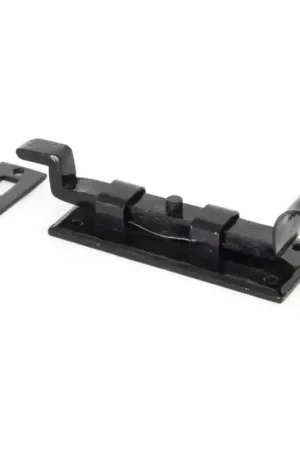Wardlo deurschuif gebogen 91x36mm smeedijzer zwart Flitsaanbieding