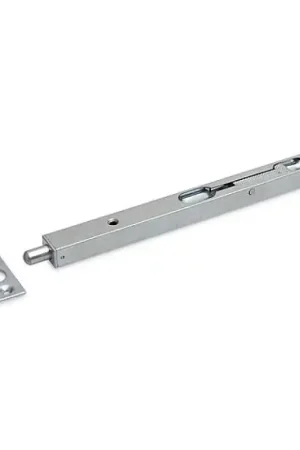 Korting Dulimex bascule kantschuif staal, 20 mm breed, recht verzinkt