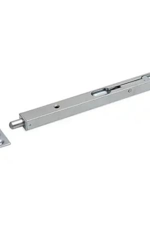 Gecertificeerd Dulimex bascule kantschuif staal, 17 mm breed, afgeschuind recht verzinkt