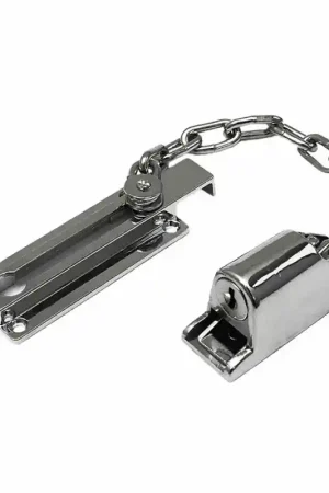 Beste Prijs VEILIG deurketting 604 108mm verchroomd afsluitbaar met cilinder slot