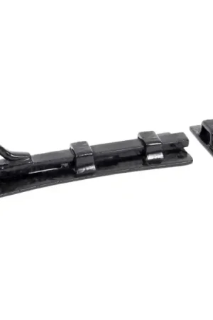 Hoge Kwaliteit Wardlo deurschuif recht 158x46mm smeedijzer zwart