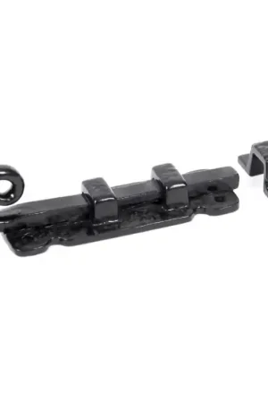 Wardlo deurschuif recht 88x28mm smeedijzer zwart Uitverkoop