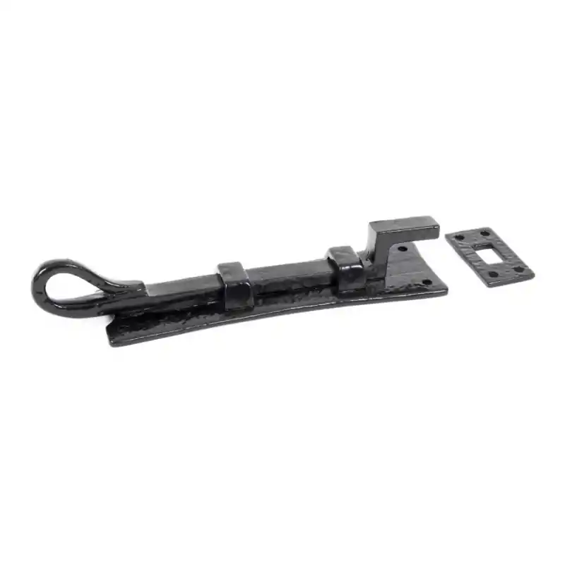 Wardlo deurschuif gebogen 158x48mm smeedijzer zwart Koop Online