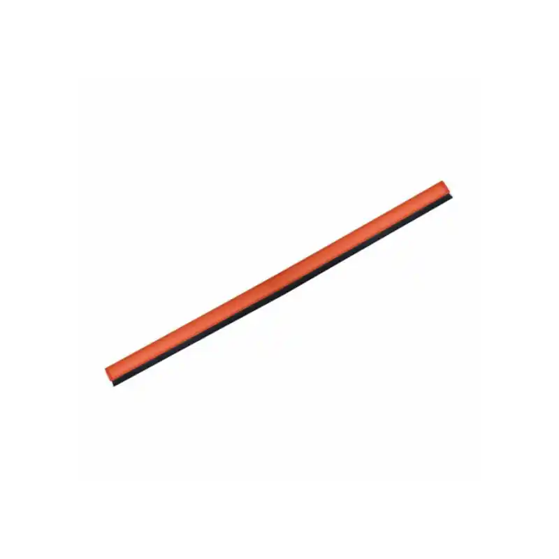 Door-line tochtstrip oranje, afdichting met zwarte borstel, 950 mm Hete Deal