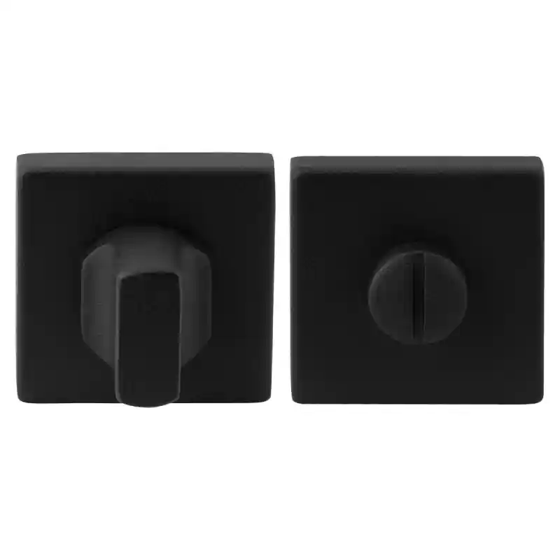 Toiletgarnituur GPF8910.02 50x50x8mm stift 8mm zwart grote knop Fabrieksprijs