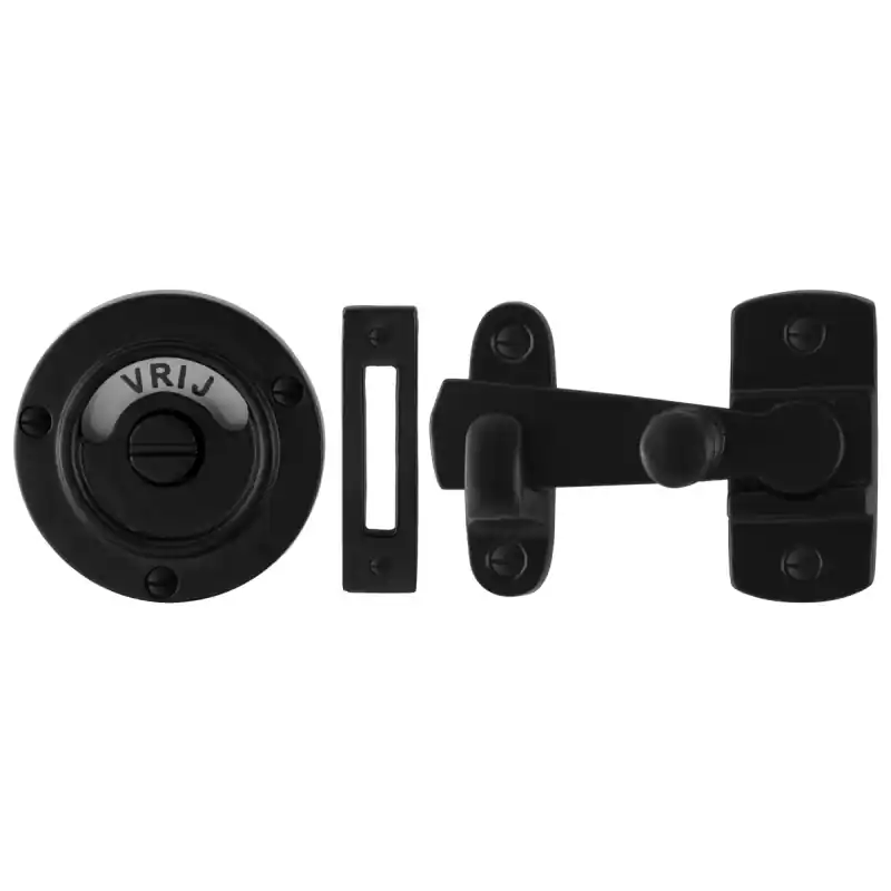 Toiletgarnituur GPF6915.60 toiletstift 8mm smeedijzer zwart Beperkte Voorraad