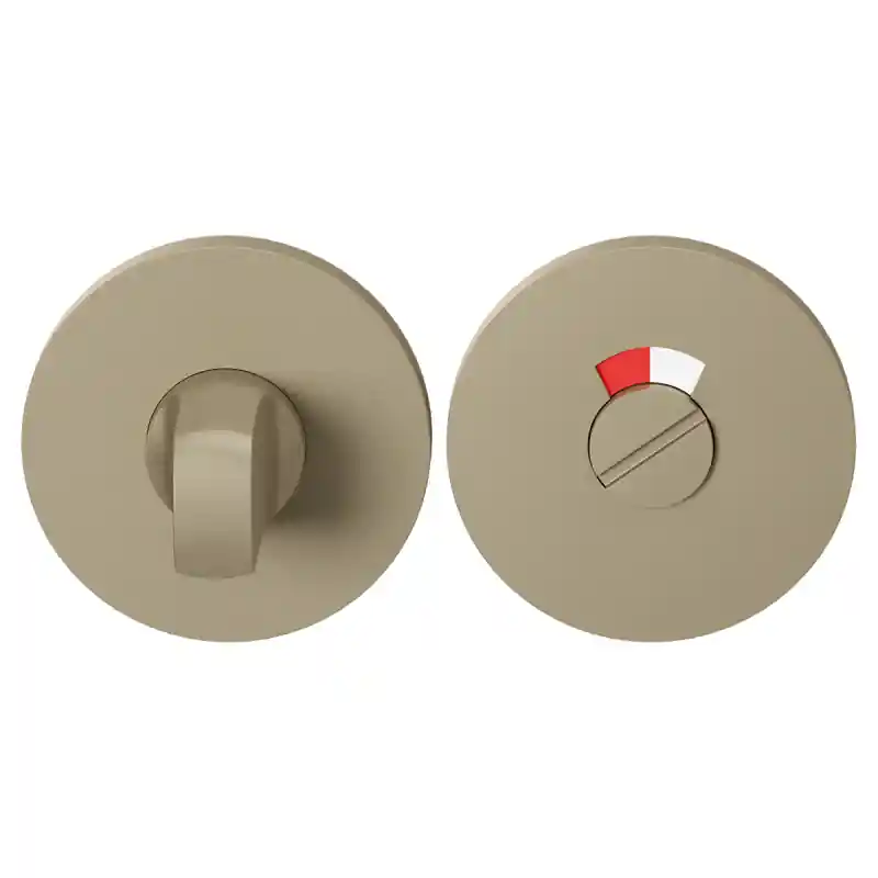 GPF0903VRA4 Champagne Blend toiletgarnituur rond 53x6mm stift 8mm met rood/wit indicator Goedkoop