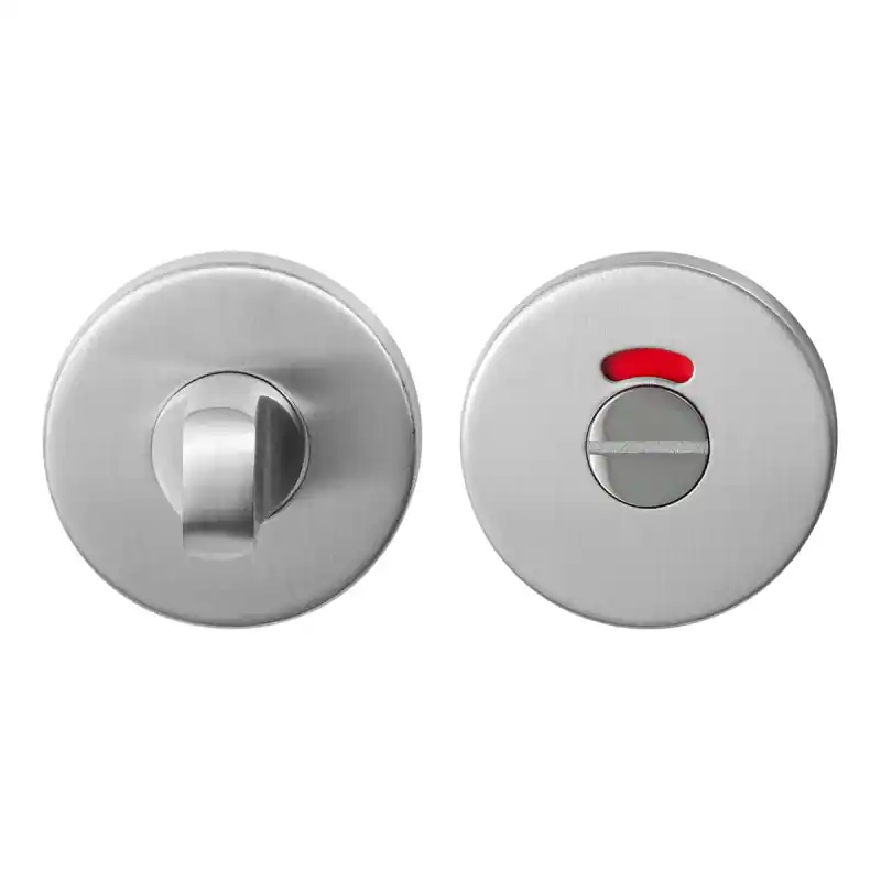 Koop Vandaag Toiletgarnituur RVS Geborsteld - Op Rozet 53x10 mm - Stift 8mm