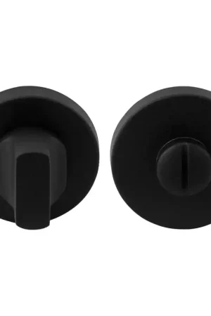 Weekendaanbieding Toiletgarnituur GPF8910.00 50x8mm stift 8mm zwart grote knop