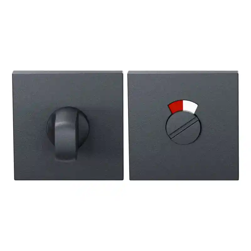 Toiletgarnituur GPF199E 53x53x6,5 mm stift 8mm Antraciet Alleen Vandaag