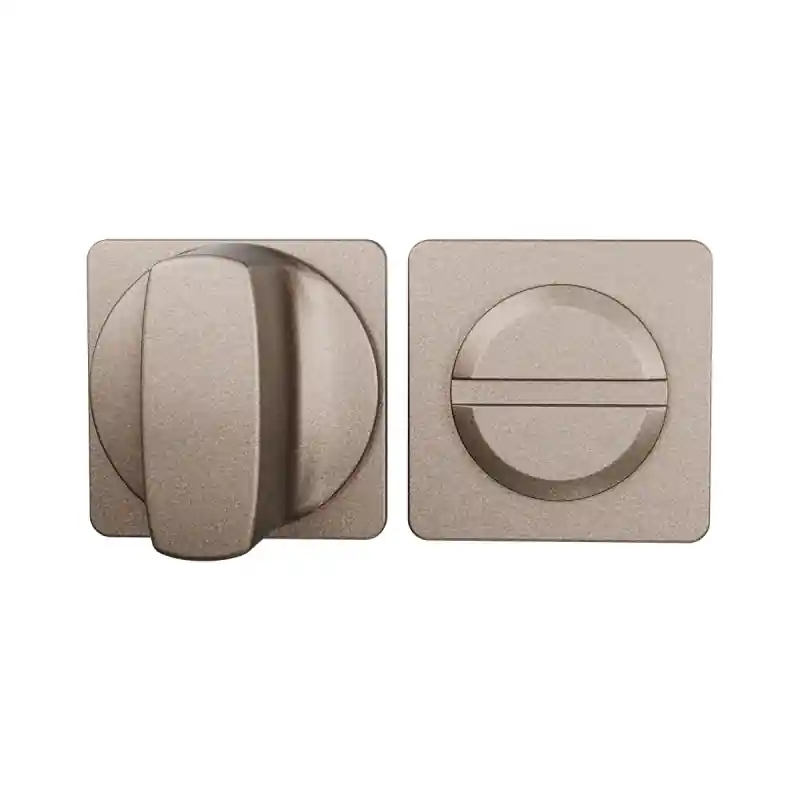 GPF1142.A3 Minimalistische Toiletgarnituur 28x28x1,5mm stift 8mm Mocca Blend Gereduceerde Prijs