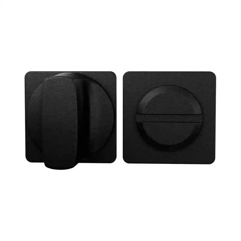 GPF1142.61 Minimalistische Toiletgarnituur 28x28x1,5mm stift 8mm Zwart Shop Nu