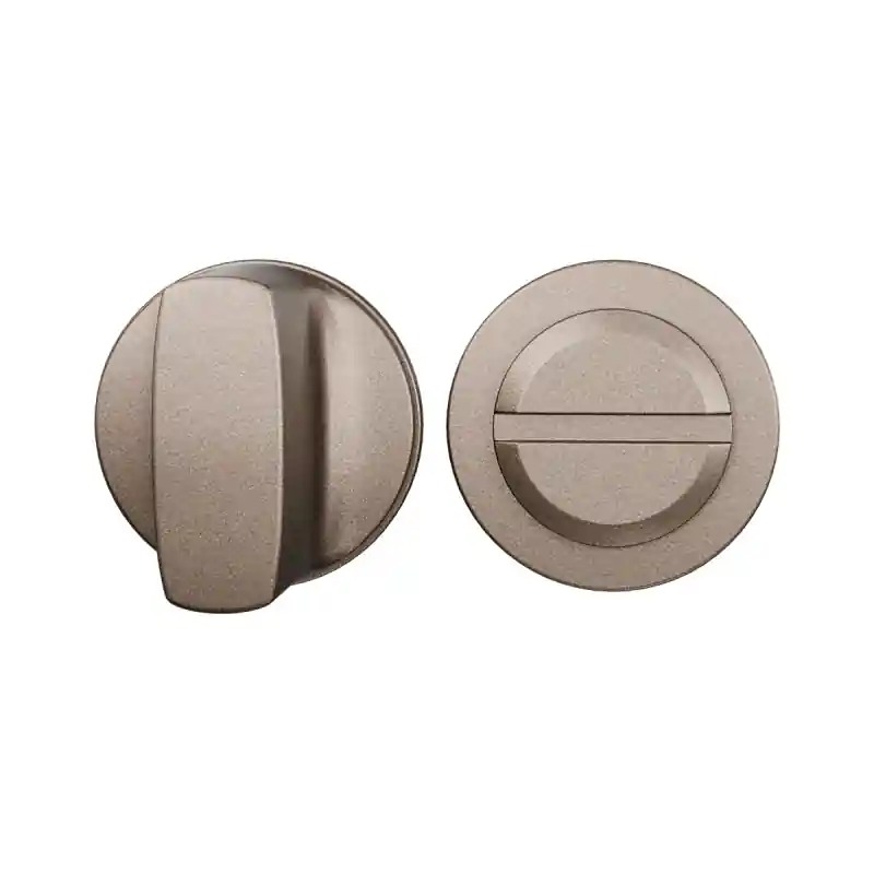 Veilige Betaling GPF1140.A3 Minimalistische Toiletgarnituur 28x1,5mm stift 8mm Mocca Blend