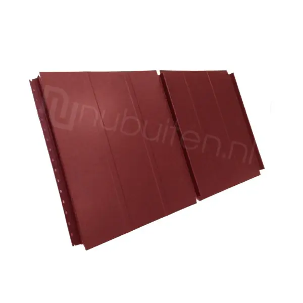 Koopje ArcelorMittal Damwandplaat RS500 Mat Rood - Lengte 210 cm