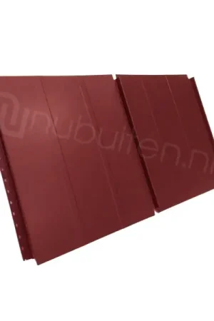 Voordeelprijs ArcelorMittal Damwandplaat RS500 Mat Rood - Lengte 105 cm