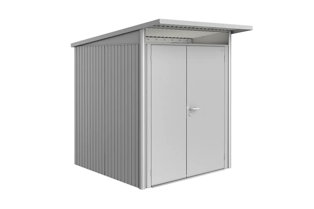 Favoriet Biohort Berging Avantgarde Dubbele Deur Zilver 180 x 220 x 218 cm