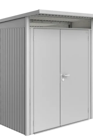 Bestseller Biohort Berging Avantgarde met Dubbele Deur Zilver 180 x 300 x 218 cm