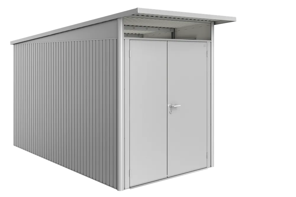 Dagaanbieding Biohort Berging Avantgarde A4 Dubbele Deur Zilver 180 x 380 x 222 cm