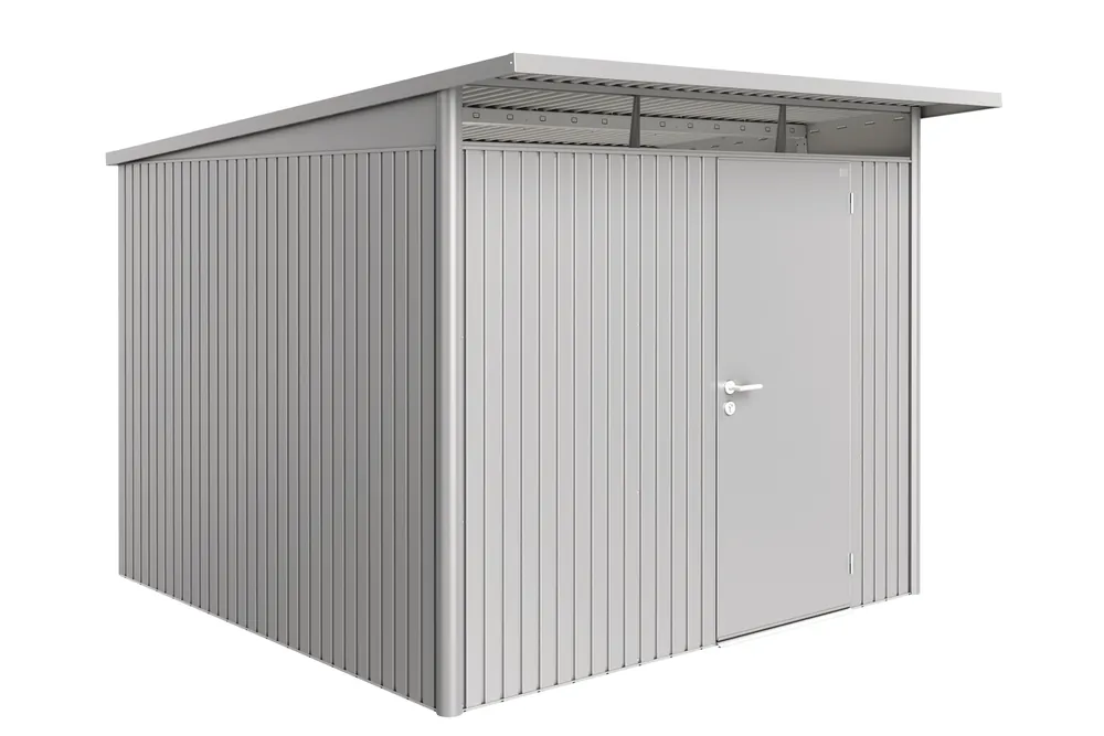 Biohort Berging Avantgarde Enkele Deur Zilver 260 x 300 x 218 cm Laatste Versie
