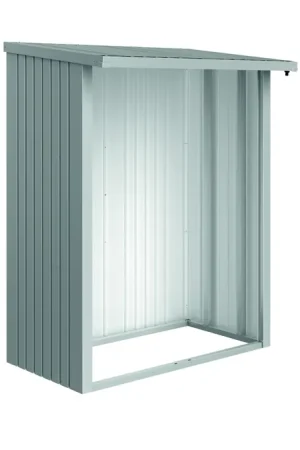 Biohort Achterwand voor WoodStock Zilver Metallic Formaat 150 Premium