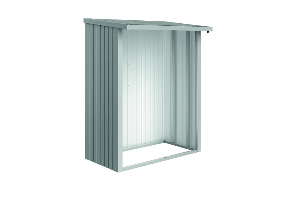 Biohort Achterwand voor WoodStock Zilver Metallic Formaat 150 Premium