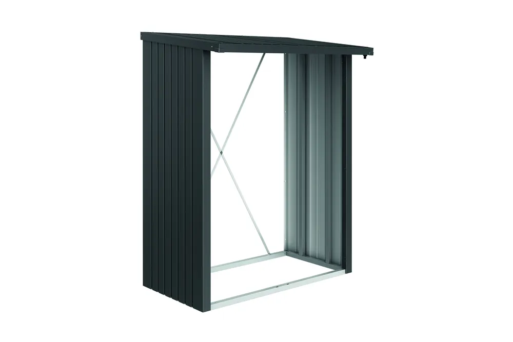 Uitverkoop Biohort Houtopslag Donkergrijs 145.5 x 102 x 199 cm