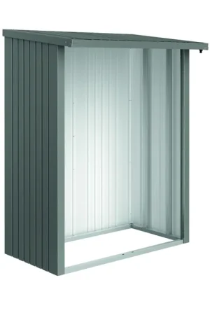 Biohort Achterwand voor WoodStock Kwarts Grijs Metallic Formaat 150 Bestseller