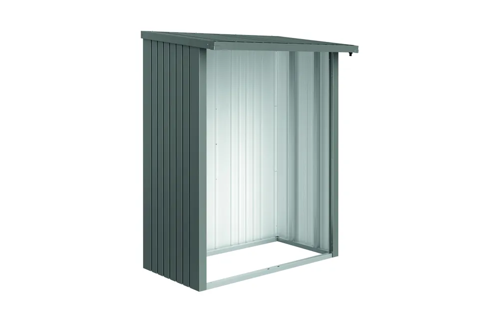Biohort Achterwand voor WoodStock Kwarts Grijs Metallic Formaat 150 Bestseller