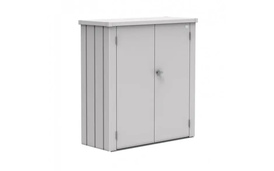 Rechtstreeks Van De Fabrikant Biohort Terraskast Romeo Zilver Metallic Formaat M 140 x 57 cm