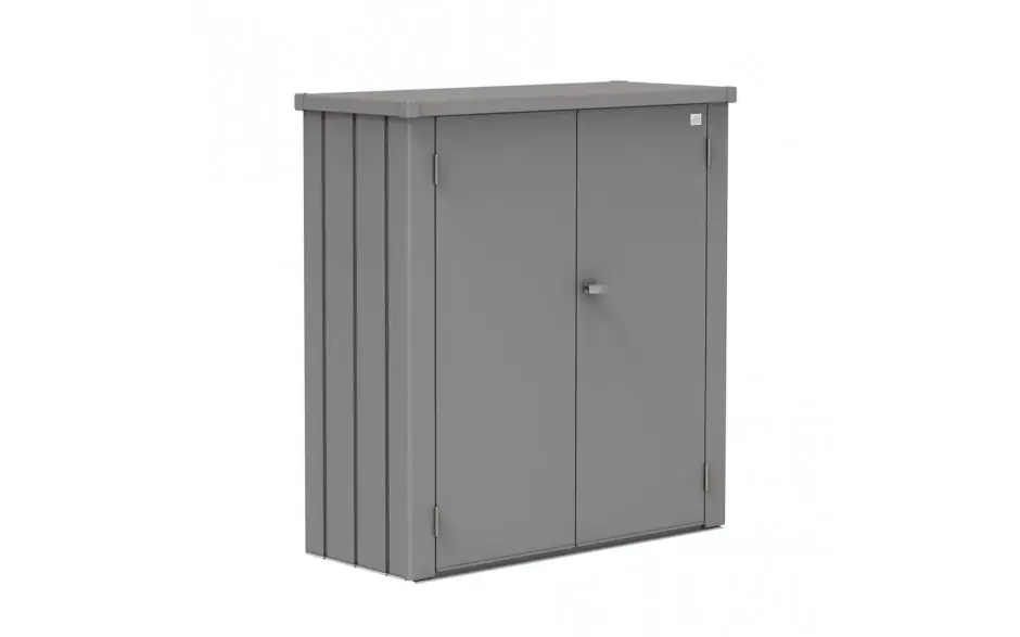 Biohort Terraskast Romeo Kwarts Grijs Metallic Formaat M 140 x 57 cm Aanbieding