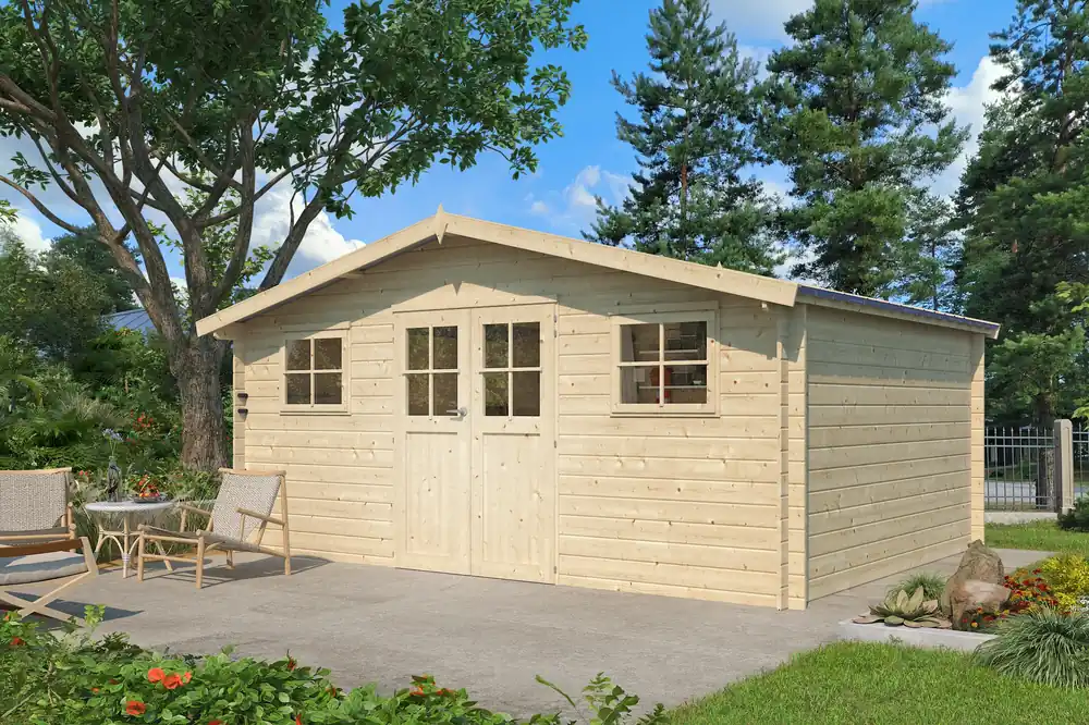 Woodlands Blokhut Hudson XL 505 x 385 cm Koop Online