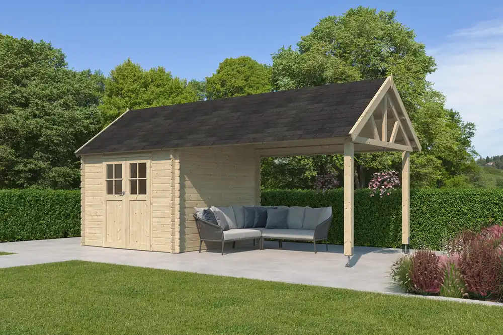 Gereduceerde Prijs Woodlands Blokhut Gloucester S 670 x 295 cm