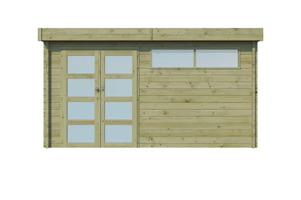 Fabrieksprijs Woodlands Blokhut Modern met Dakisolatie Geïmpregneerd 415 x 295 cm