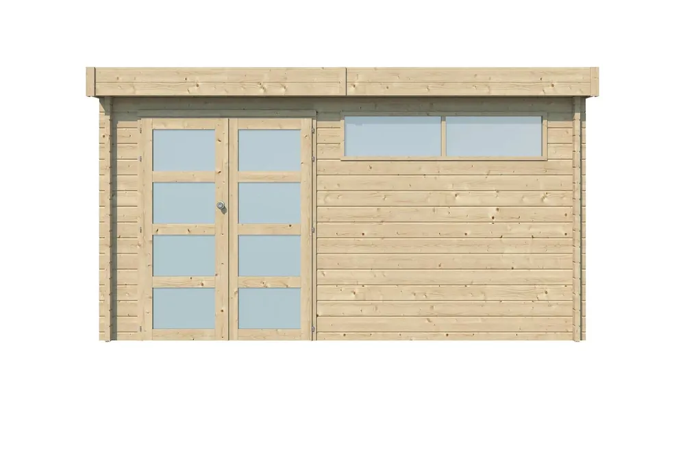 Goedkoop Woodlands Blokhut Modern met Dakisolatie - 415 x 385 cm