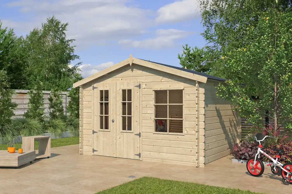 Woodlands Blokhut Base 325 x 265 cm Must-Have